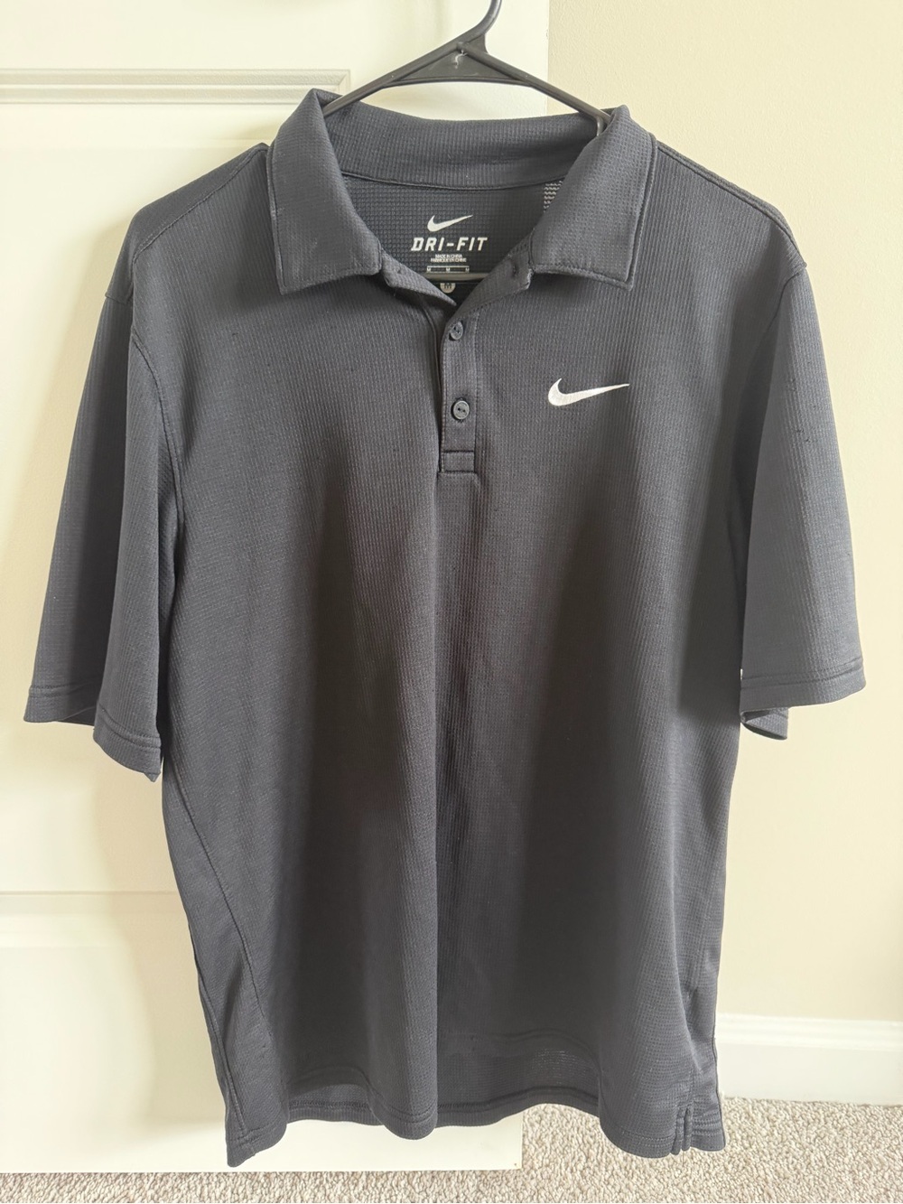 Nike Black Dri-FIT Polo